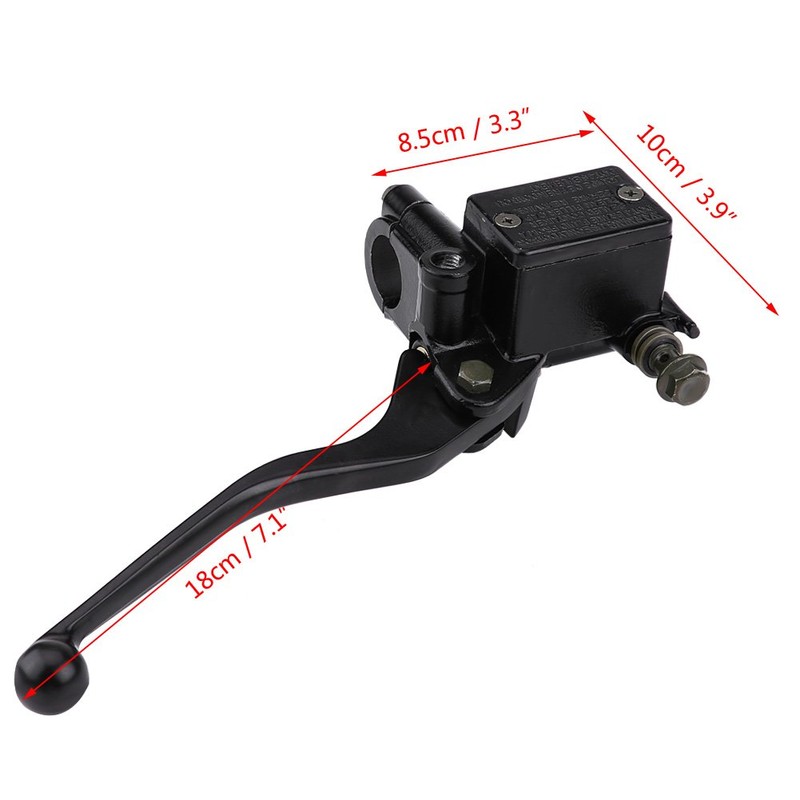 Cocoarm Motorrad Bremspumpe Bremszylinder Bremshebel Recht Motorrad Hauptbremszylinder Bremshebel Hebel