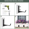 Thrivinest Window Box Brackets, 6 inch Flower Planter Box Brackets,
