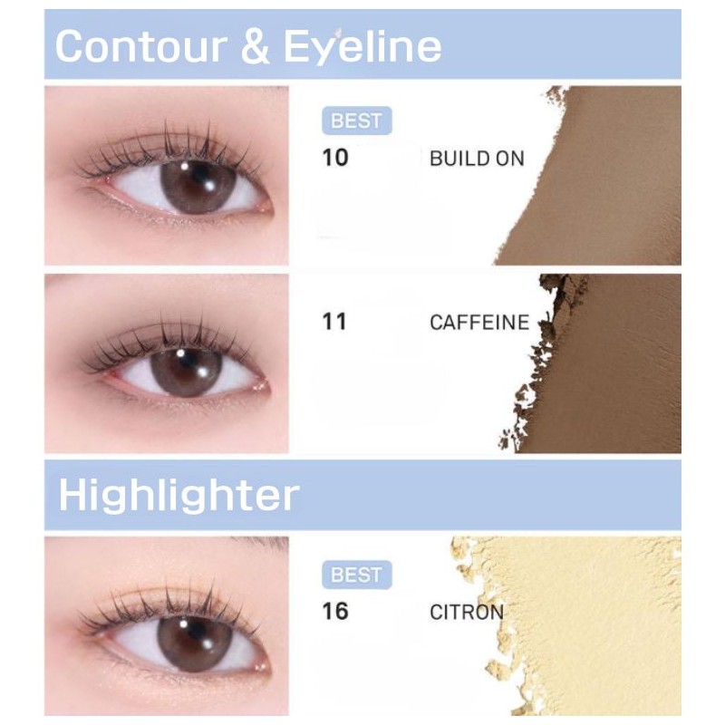 HINCE Single Eyeshadow 1.7g [Milky Soap Collection], Color:18 Champagne Shower