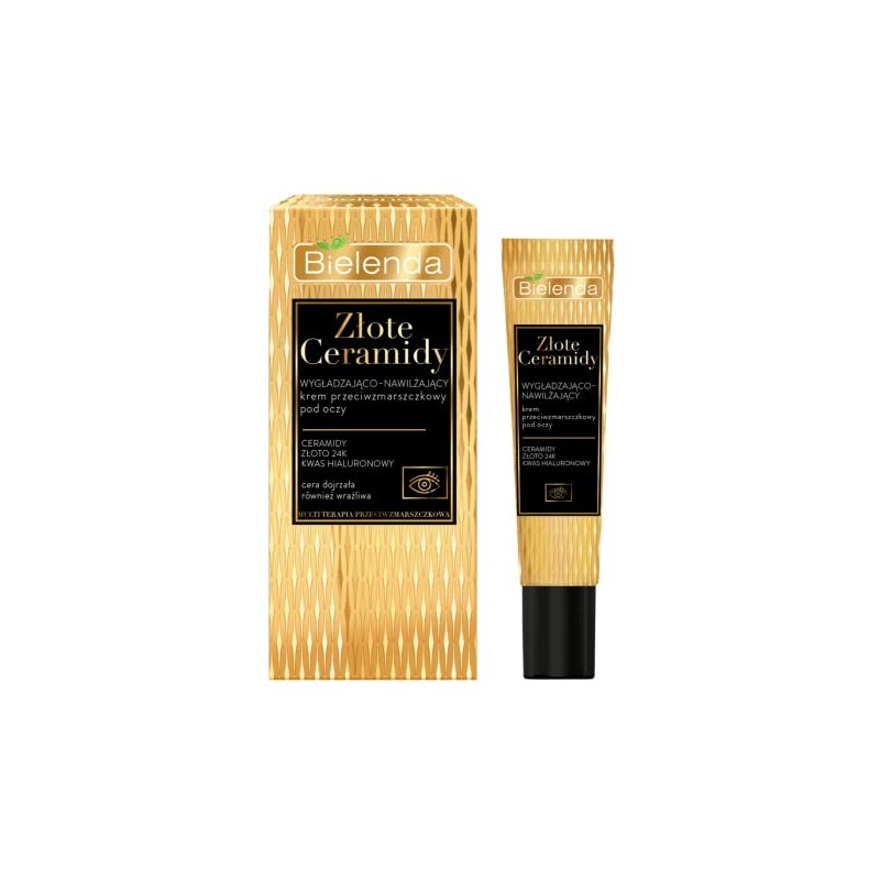 Bielenda Golden Ceramides Smoothing & Moisturising Anti-Wrinkle Eye Cream 15ml