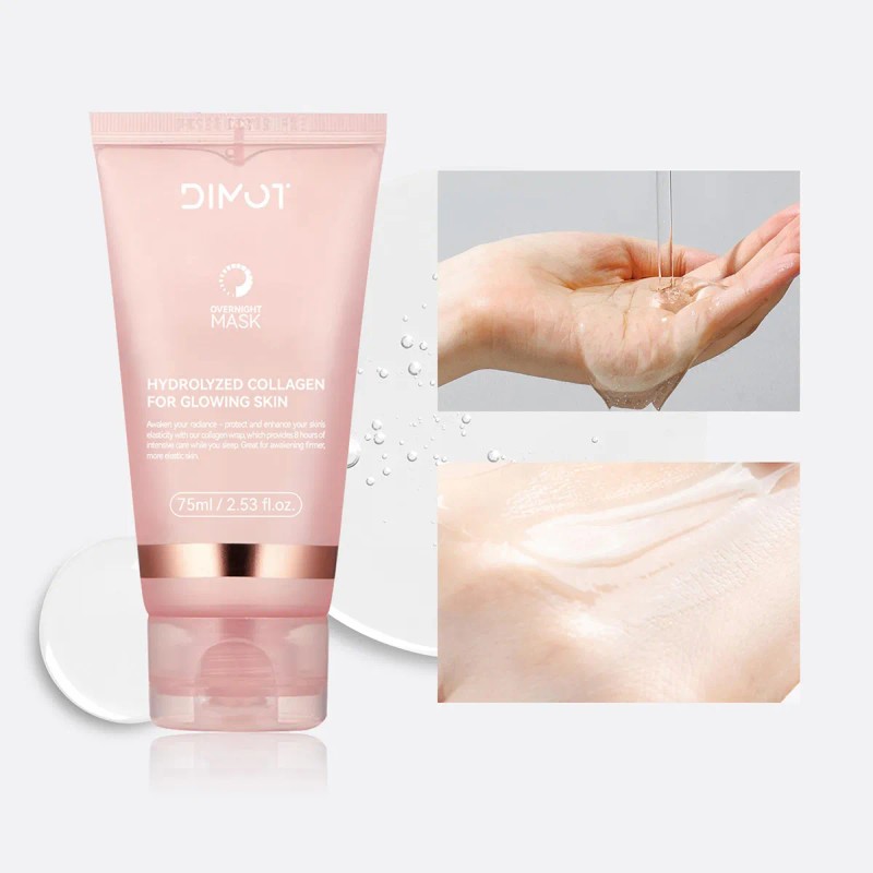 🔥 Mascarilla nocturna collagen wrapping reafirma hidrata 75ml todo tipo