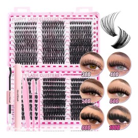30d+40d+50d+60d+80d+100d Kit Extensiones Pestañas Diy Lash