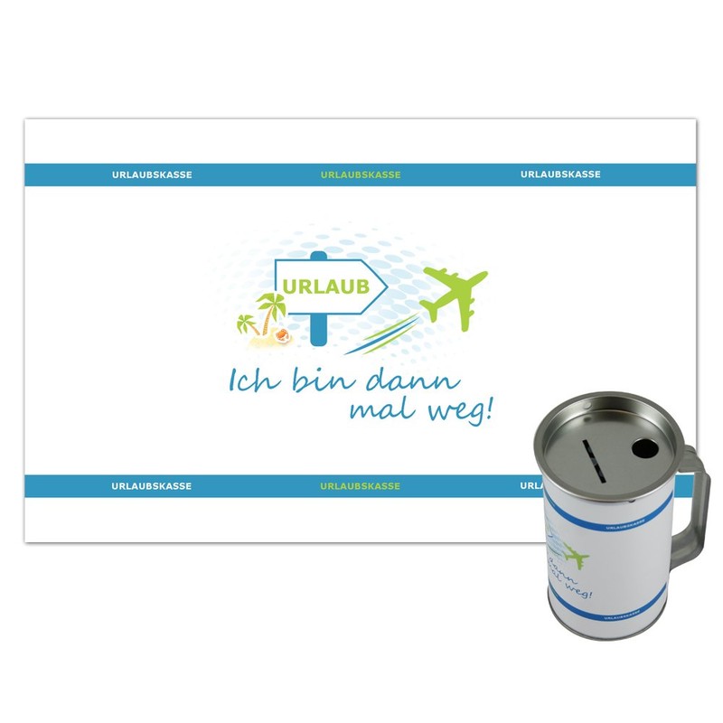 HMF 4515007 Donation Box with Handle with Foil Print Holiday