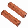Handlebar Grips Three Color Retro Leather Bike Cover Grip for