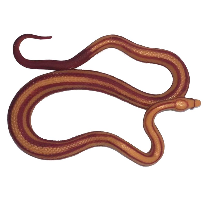 Yitaocity Realistic Rubber Fake Corn Snake Toy for Garden Props