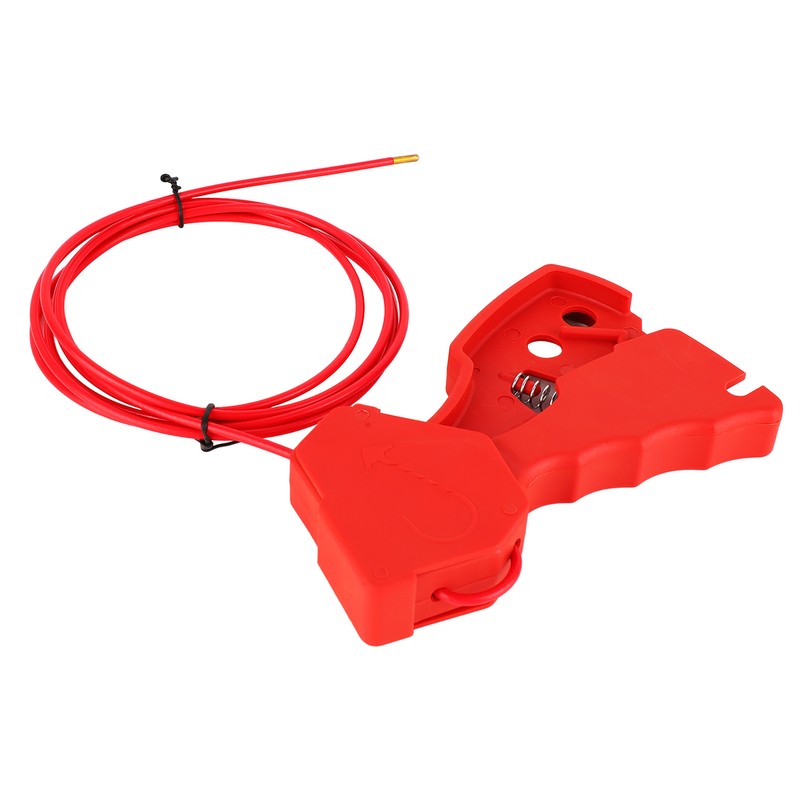 Adjustable Cable Lockout Industrial Valve Shutdown Tagout Stainless Steel Safety