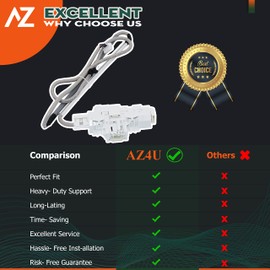 Washer Door Lid Lock Latch Switch Replace For Whirlpool Cabrio WTW6600SW2 WTW8000BW0 WTW8540BW1 WTW6400SW2 WTW7340XW2 WTW7800XW2 WTW6200SW2 WTW8900BC0 WTW7340XW0 WTW6400SW3 WTW8600YW1 WTW7600XW2