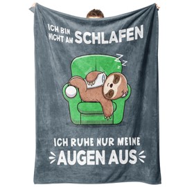 Niyewsor Geschenke für Männer, Lustige Kuscheldecke Geburtstagsgeschenk für Männer, Geburtstag Geschenk Opa Papa Geschenk Mann Rentner Papa Vater Weihnachten Geschenkideen