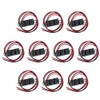 iuniq 10pcs 0.28-inch Small DC Voltage Meter,Reverse Connection Protection LED