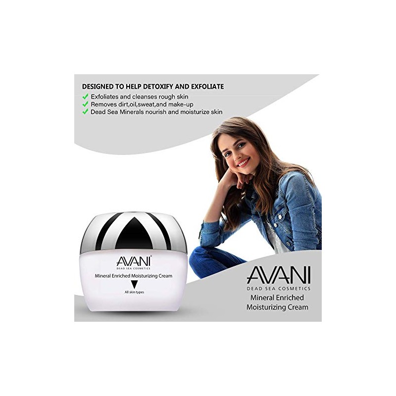 Avani Dead Sea Mineral Enriched Moisturizing Cream - For Normal