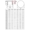 SKIR'CO Pack of 20 Round Pipe Inserts 60 mm Fence