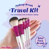 Ruby Kisses Juego Brochas Maquillaje Tamaño Viaje Polvo Base Mezcla