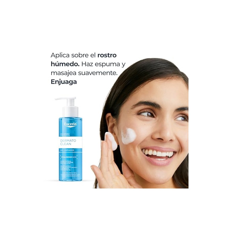 Eucerin Dermatoclean Gel Limpiador Facial 200Ml