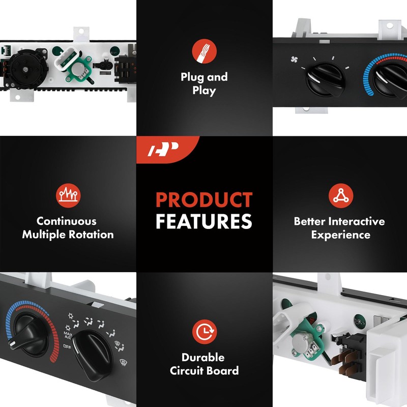 A-Premium A/C Heater Climate Control Panel Module Compatible with Dodge