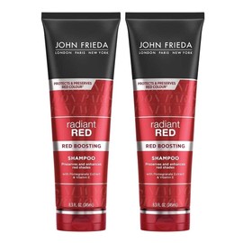 John Frieda Radiant Red Color Protecting Daily Shampoo with Light Enhancers - 8.45 oz - 2 pk