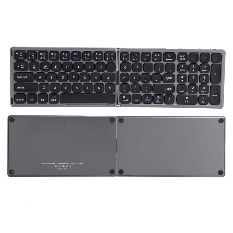 Folding Bluetooth Keyboard Wireless Ultrathin for IOS Android Windows Computer