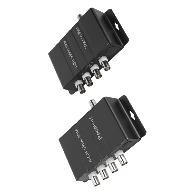 4 Channel Video Multiplexer, HD Video to Coaxial Cable Multiplexer