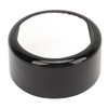Front Grille Emblem Logo Ring Glossy Black Exterior Badge Decoration