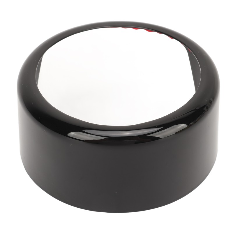 Front Grille Emblem Logo Ring Glossy Black Exterior Badge Decoration