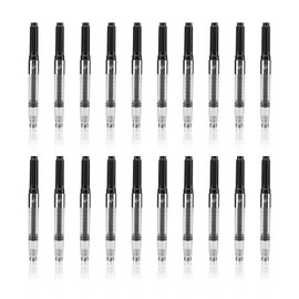 Bagentry 20 Pcs Refillable Universal Fountain Pen Ink Converter Screw-in Style, International Fountain Pen Ink Cartridge Converter, Standard Ink Converter Tool Fit for Most Pens (Caliber 2.6 mm) (20)