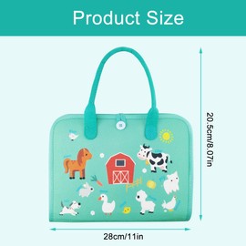 Montessori Busy Board Toddler Motor Skills Toy, 4 Layers Activity Board from 2 Years, Girls Boys Busy Book from Year Activity Book, for Baby from 1 2 3 4 Years Educational Toy, Basic Knowledge