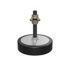 Isolate It!: Sorbothane Anti-Vibration Leveling Mount - 1/4-20 2.25" Stud