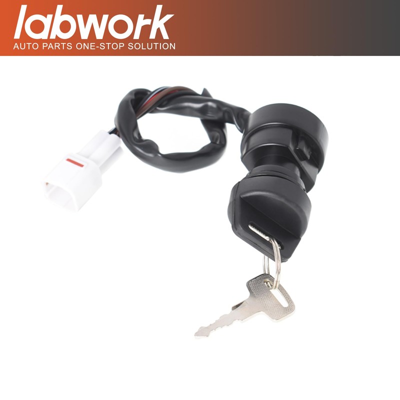 labwork Ignition Key Switch Replacement for Yamaha Warrior 350 YFM350X