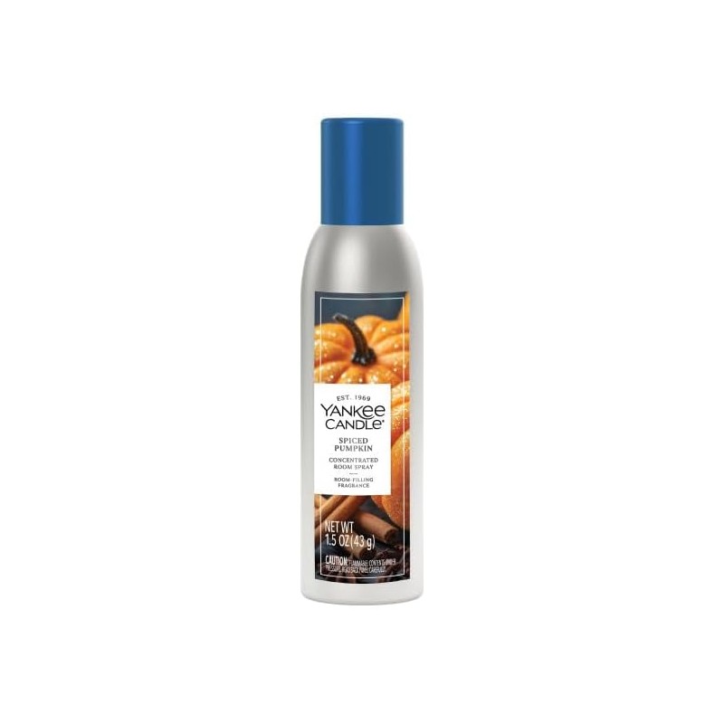Yankee Candle Concentrated Room Spray, Spiced Pumpkin, 1.5 OZ (Pack