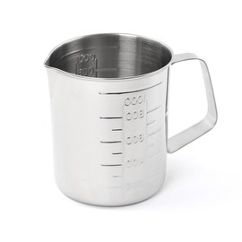 Teqler Edelstahlmessbecher aus rostfreien Edelstahl, 1 Liter