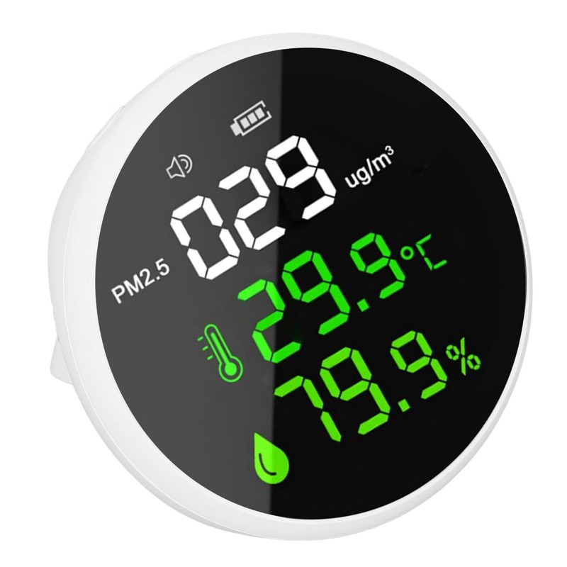 Air Quality Monitor Indoor PM2.5 Meter Mini Portable Smart Sensor