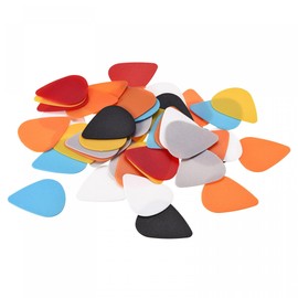 sourcing map Pack of 50 Picks 1 mm for Acoustic Guitar Electric Guitar Bass Guitar Multi-Coloured