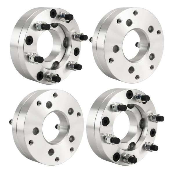 KYX (4) 2" 5x4.5 to 6x5.5 Wheel Adapters M12x1.5 For