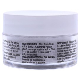 Cuccio Colour Powder Nail Polish - Lacquer For Manicure And Pedicure - Highly Pigmented Powder That Is Finely Milled - Durable Finish With A Flawless Rich Color - Platinum Silver Glitter - 0.5 Oz