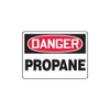 Accuform "Danger Propane" Safety Sign, Accu-Shield™, 7 x 10 Inches