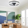 Depuley Ceiling Fans with Lights and Remote: 16" Modern Low