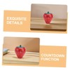 Zerodeko Strawberry Shaped Mechanical Timer Cute Countdown Kitchen Timer for
