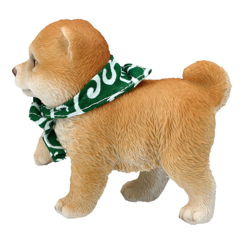 Shiba Inu Mini - Gives Paw, Hand-Painted Polyresin Ornament, 8