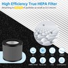 TT-AP006 Replacement Filter Compatible with TaoTronics TT-AP006, 3-in-1 H13 True