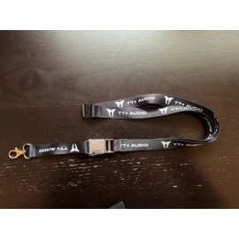 Unbranded TT+ AUDIO CUSTOM OEM LANYARD WITH RELEASABLE CLIP