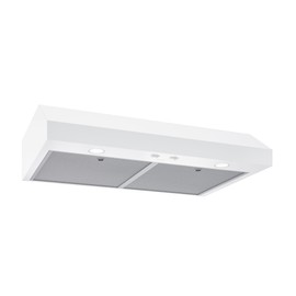 Broan-NuTone 30-Inch White Under Cabinet Range Hood- Trusted Quiet Power with 350 CFM, 1.5 Sones for Effective Everyday Kitchen Ventilation