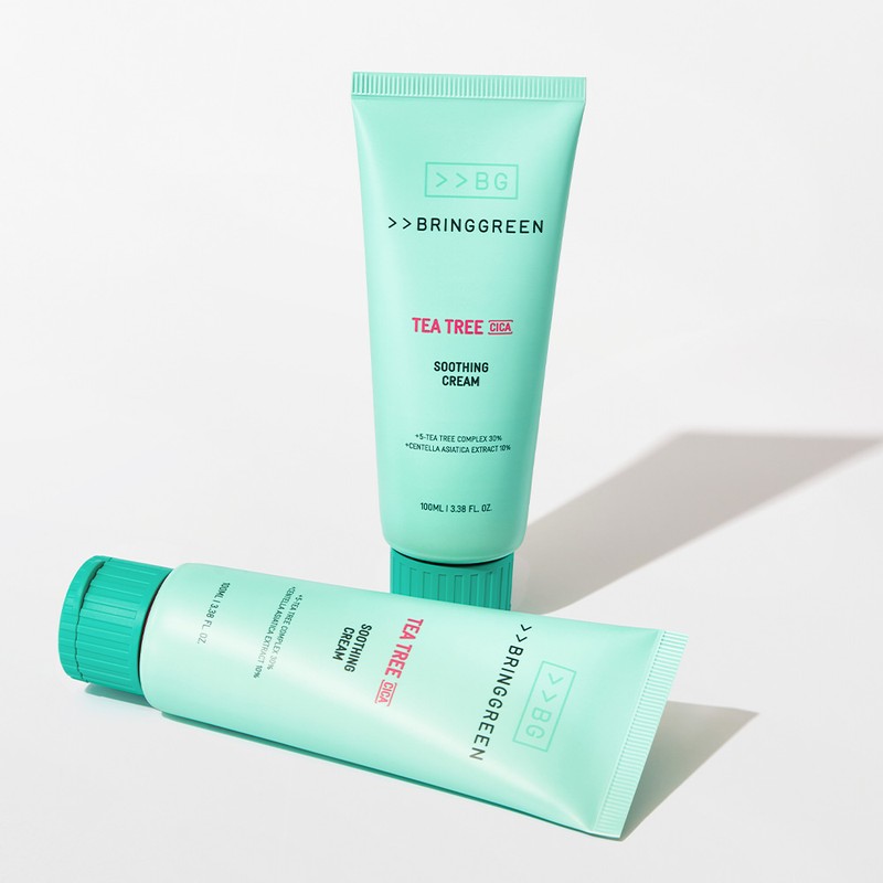 Bringgreen Tea Tree Cica Soothing Cream Plus 100ml+100ml