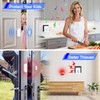 Wireless Motion Sensor Door Chime,NineLeaf Entry Alert Chime,Ring Alarm Contact