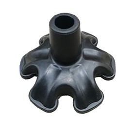 [フェアリーテール］ 杖先ゴム 安定 6足 替えゴム 滑り止め加工 ステッキ つえ 転倒防止 6点自立 19mm