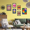 Nacnic Set of 6 posters Bauhaus geometric shapes in bright