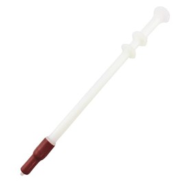 Pill Shooter for Cats and Dogs – Soft Tip Pet Piller for Easy Medication Delivery | Pill Gun Dispenser Tool for Small or Large Pets | Upgraded H- Bar Design Reusable Syringe Device – Red, 1-Pack