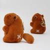Clearstone Capybara Plush Keychain Chabimaru Tail, 7.3 inches (18.5 cm),