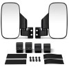 TWOM 1.75"~2" Breakaway Side Mirrors Rear View Mirror Set For
