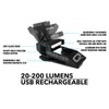 QUIQLITEX2 White LITE Hands-Free LED Pocket Light, 20-200 lumens, Safety