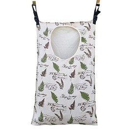 Amlrt Adjustable Space Saving Door Hanging Laundry Hamper with Stainless Steel Hooks