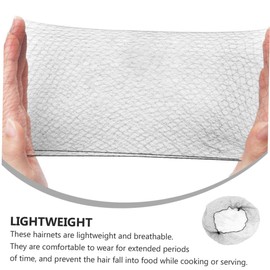 Healeved 100pcs Black Girls Ballet Hair Net Nylon Invisible Elastic Mesh Hairnets for Cooking/dancing/bulk Accessories